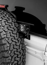 ZROADZ Rear Tire Carrier LED Bracket to mount (2) 3 Inch LED Pod Lights Jeep JL 2018-2025                                     - Z394951 - Image 4