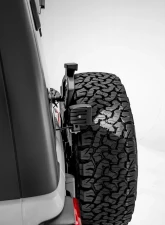 ZROADZ Rear Tire Carrier LED Bracket to mount (2) 3 Inch LED Pod Lights Jeep JL 2018-2025                                     - Z394951 - Image 5