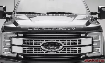 ZROADZ OEM Grille LED Kit Incl. (2) 10 Inch LED Single Row Slim Light Bar Ford Super Duty Platinum 2017-2021 - Z415371-KIT