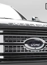 ZROADZ OEM Grille LED Kit Incl. (2) 10 Inch LED Single Row Slim Light Bar Ford Super Duty Platinum 2017-2021                                     - Z415371-KIT - Image 4