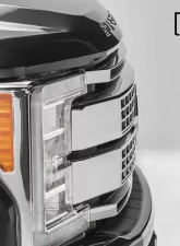 ZROADZ OEM Grille LED Kit Incl. (2) 10 Inch LED Single Row Slim Light Bar Ford Super Duty Platinum 2017-2021                                     - Z415371-KIT - Image 7