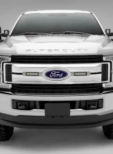 ZROADZ OEM Grille LED Kit Incl. (2) 6 Inch LED Straight Single Row Slim Light Bars Ford Super Duty XLT 2017-2021                                     - Z415573-KIT - Image 2