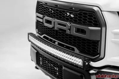 ZROADZ OEM Grille LED Kit (2) 6" LED Straight Single Row Slim Light Bars Ford Raptor 2017-2025 - Z415651-KIT