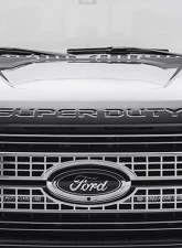 ZROADZ OEM Grille LED Kit Incl. (2) 10 Inch LED Single Row Slim Light Bars Ford Super Duty Platinum 2017-2021                                     - Z415671-KIT - Image 6