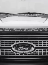 ZROADZ OEM Grille LED Kit Incl. (2) 10 Inch LED Single Row Slim Light Bars Ford Super Duty Platinum 2017-2021                                     - Z415671-KIT - Image 2