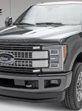 ZROADZ OEM Grille LED Kit Incl. (2) 10 Inch LED Single Row Slim Light Bars Ford Super Duty Platinum 2017-2021                                     - Z415671-KIT - Image 5