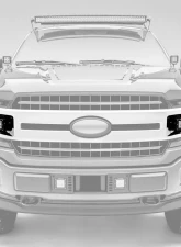 ZROADZ OEM Grille LED Kit (2) 3" LED Pod Lights Ford F-150 XLT Sport Super Crew | Raptor 2017-2025                                     - Z415751-KIT - Image 7