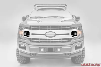 ZROADZ OEM Grille LED Kit (2) 3" LED Pod Lights Ford F-150 XLT Sport Super Crew | Raptor 2017-2025 - Z415751-KIT