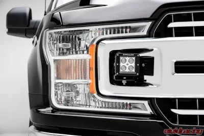 ZROADZ OEM Grille LED Kit (2) 3" LED Pod Lights Ford F-150 XLT Sport Super Crew | Raptor 2017-2025 - Z415751-KIT