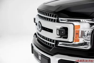 ZROADZ OEM Grille LED Kit (2) 3" LED Pod Lights Ford F-150 XLT Sport Super Crew | Raptor 2017-2025 - Z415751-KIT