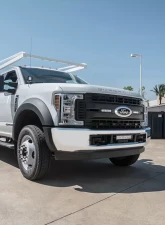 ZROADZ OEM Grille LED Kit Incl. (2) 6 Inch LED Straight Single Row Slim Light Bars Ford Super Duty XL 2017-2021                                     - Z415771-KIT - Image 3