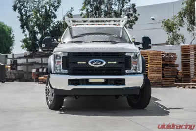 ZROADZ OEM Grille LED Kit Incl. (2) 6 Inch LED Straight Single Row Slim Light Bars Ford Super Duty XL 2017-2021 - Z415771-KIT