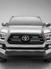 ZROADZ OEM Grille LED Kit Incl. (2) 6 Inch and (2) 10 Inch LED Straight Single Row Slim Light Bars Toyota Tacoma 2018-2019                                     - Z419711-KIT - Image 3