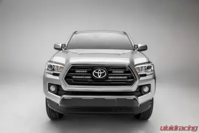 ZROADZ OEM Grille LED Kit Incl. (2) 6 Inch and (2) 10 Inch LED Straight Single Row Slim Light Bars Toyota Tacoma 2018-2019 - Z419711-KIT