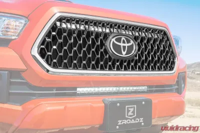 ZROADZ OEM Grille LED Kit Incl. (1) 30 Inch LED Straight Single Row Slim Light Bar Toyota Tacoma 2018-2023 - Z419811-KIT