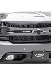ZROADZ Grille, Black, 1 Pc, Replacement with (2) 6" LEDs, Does Not Fit Vehicles with Camera Chevrolet Silverado 1500 2019-2021                                     - Z311261 - Image 5