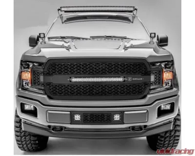 ZROADZ Grille, Black, 1 Pc, Replacement with 20" LED, Does Not Fit Vehicles with Camera Ford F-150 2018-2020 - Z315711