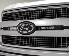 ZROADZ OEM Grille LED Kit Incl. (2) 6 Inch LED Straight Single Row Slim Light Bars Ford F-150 Platinum 2018-2019