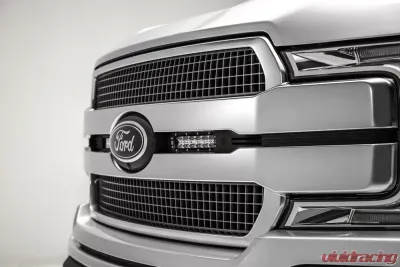 ZROADZ OEM Grille LED Kit Incl. (2) 6 Inch LED Straight Single Row Slim Light Bars Ford F-150 Platinum 2018-2019 - Z415581-KIT