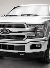 ZROADZ OEM Grille LED Kit Incl. (2) 6 Inch LED Straight Single Row Slim Light Bars Ford F-150 Platinum 2018-2019                                     - Z415581-KIT - Image 3