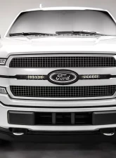 ZROADZ OEM Grille LED Kit Incl. (2) 6 Inch LED Straight Single Row Slim Light Bars Ford F-150 Platinum 2018-2019                                     - Z415581-KIT - Image 4