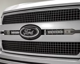 ZROADZ OEM Grille LED Kit Incl. (2) 6 Inch LED Straight Single Row Slim Light Bars Ford F-150 Platinum 2018-2019