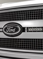 ZROADZ OEM Grille LED Kit Incl. (2) 6 Inch LED Straight Single Row Slim Light Bars Ford F-150 Platinum 2018-2019                                     - Z415583-KIT - Image 5