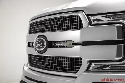 ZROADZ OEM Grille LED Kit Incl. (2) 6 Inch LED Straight Single Row Slim Light Bars Ford F-150 Platinum 2018-2019 - Z415583-KIT