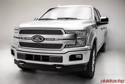 ZROADZ OEM Grille LED Kit Incl. (2) 6 Inch LED Straight Single Row Slim Light Bars Ford F-150 Platinum 2018-2019 - Z415583-KIT