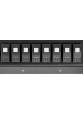 sPOD Add On Amber LED 8-Switch Panel for 07-08 Jeep Wrangler JK (for SourceSE)                                     - 8-600-SP-07-A - Image 2
