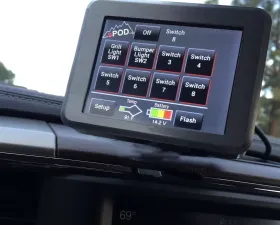 TJ Swicth Panel 8 Circuit Source SE W/Touchscreen 97-06 Wrangler TJ sPOD