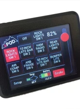 TJ Swicth Panel 8 Circuit Source SE W/Touchscreen 97-06 Wrangler TJ sPOD                                     - 8-700-TS-TJ - Image 4