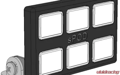sPOD SourceLT w/ Mini6 for Universal w/ 84 Inch Battery Cables - SL-M6-UNI-84