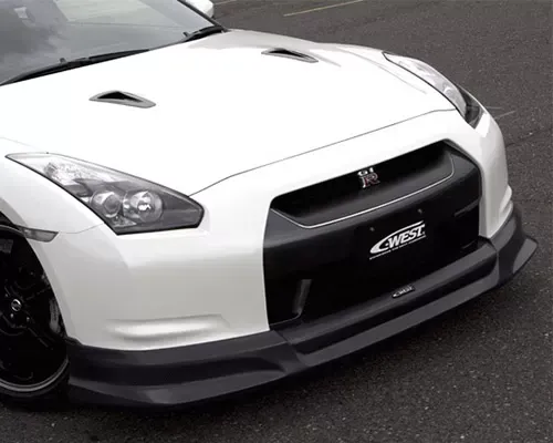C-West PFRP Front Half Spoiler Nissan GT-R R35 2007-2010 - CWT-CR3501A-FHSPF