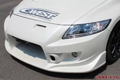 C-West PFRP Front Bumper w/ Fog Mount Honda CR-Z 2012-2017 - CWT-CZF201A-FB1PF
