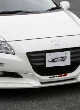 C-West PFRP/CF Front Lip Spoiler Honda CR-Z 2010-2012                                     - CWT-CZF101A-FHSPC - Image 2