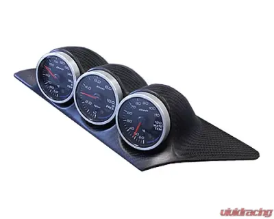 C-West CFRP Triple Meter Gage Pod RHD Only Honda CR-Z 2010-2017 - CWT-CZF101A-MH3CF