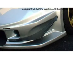 C-West PPCC Long Nose Front Canards Nissan 350Z Z33 2002-2008