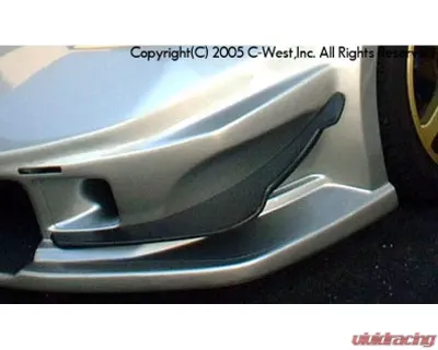 C-West PPCC Long Nose Front Canards Nissan 350Z Z33 2002-2008 - CWT-CZ3302A-FCPC