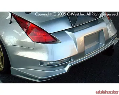 C-West PFRP Long Tail Rear Bumper Nissan 350Z Z33 2002-2008 - CWT-CZ3302A-RBPF