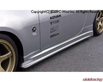 C-West PFRP Side Skirts Nissan 350Z Z33 2002-2008 - CWT-CZ3301A-SSPF