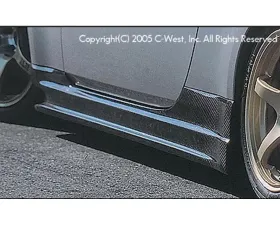 C-West CFRP Side Skirts Nissan 350Z Z33 2002-2008
