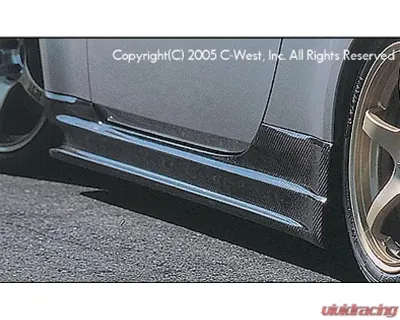 C-West CFRP Side Skirts Nissan 350Z Z33 2002-2008 - CWT-CZ3301A-SSCF