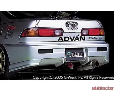 C-West PFRP Rear Bumper Acura Integra DC2 1995-2000 - CWT-CDC201A-RBPF