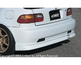C-West PFRP Rear Bumper Honda Civic EG6 1992-1995