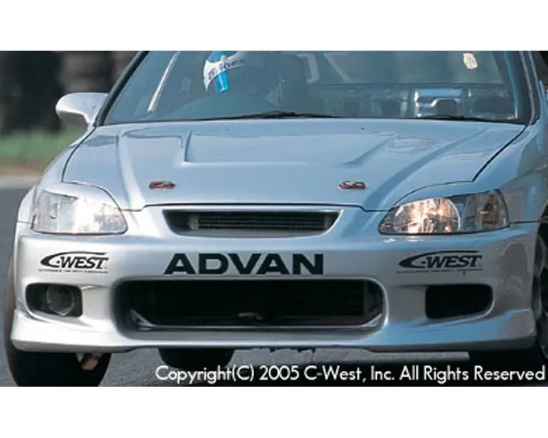 C-West PFRP Front Bumper Honda Civic EK9 1998-2000 - CWT-CEK01B-FBPF