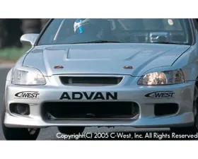 C-West PFRP Front Bumper Honda Civic EK9 1998-2000