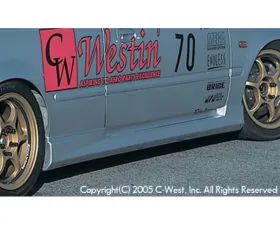 C-West PFRP Side Skirts Honda Civic EK9 1997-2000