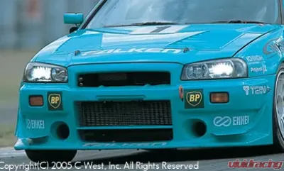 C-West PFRP N1 Front Bumper I Nissan Skyline GT-R R34 1999-2002 - CWT-CBNR01-FBPF