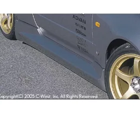 C-West PFRP Side Skirts II Nissan Skyline GT-R R34 1999-2002